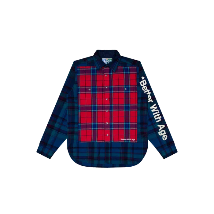 Better With Age Re Tartan Flannel Shirt