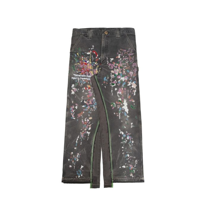 BWA PAINTER'S HAND-BEADED DOUBLE-WIDE TROUSER